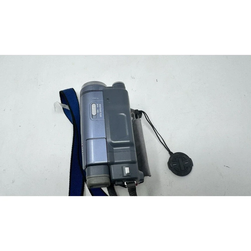 FOR PARTS - Sony Handycam CCD-TRV128 Hi-8 Analog Chrome Blue Camcorder